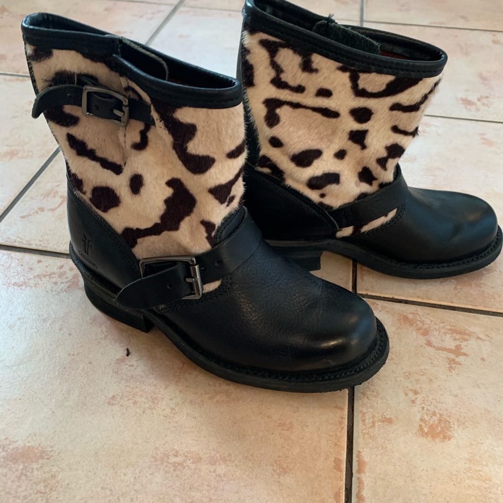 Frye coach boots
